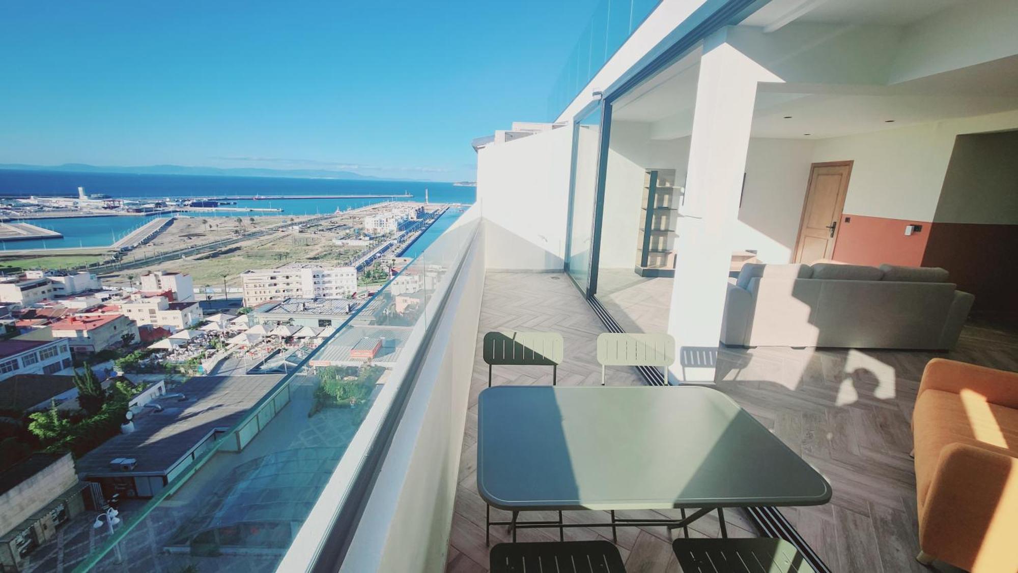 Appartement Vue Sur Mer Tánger Exterior foto