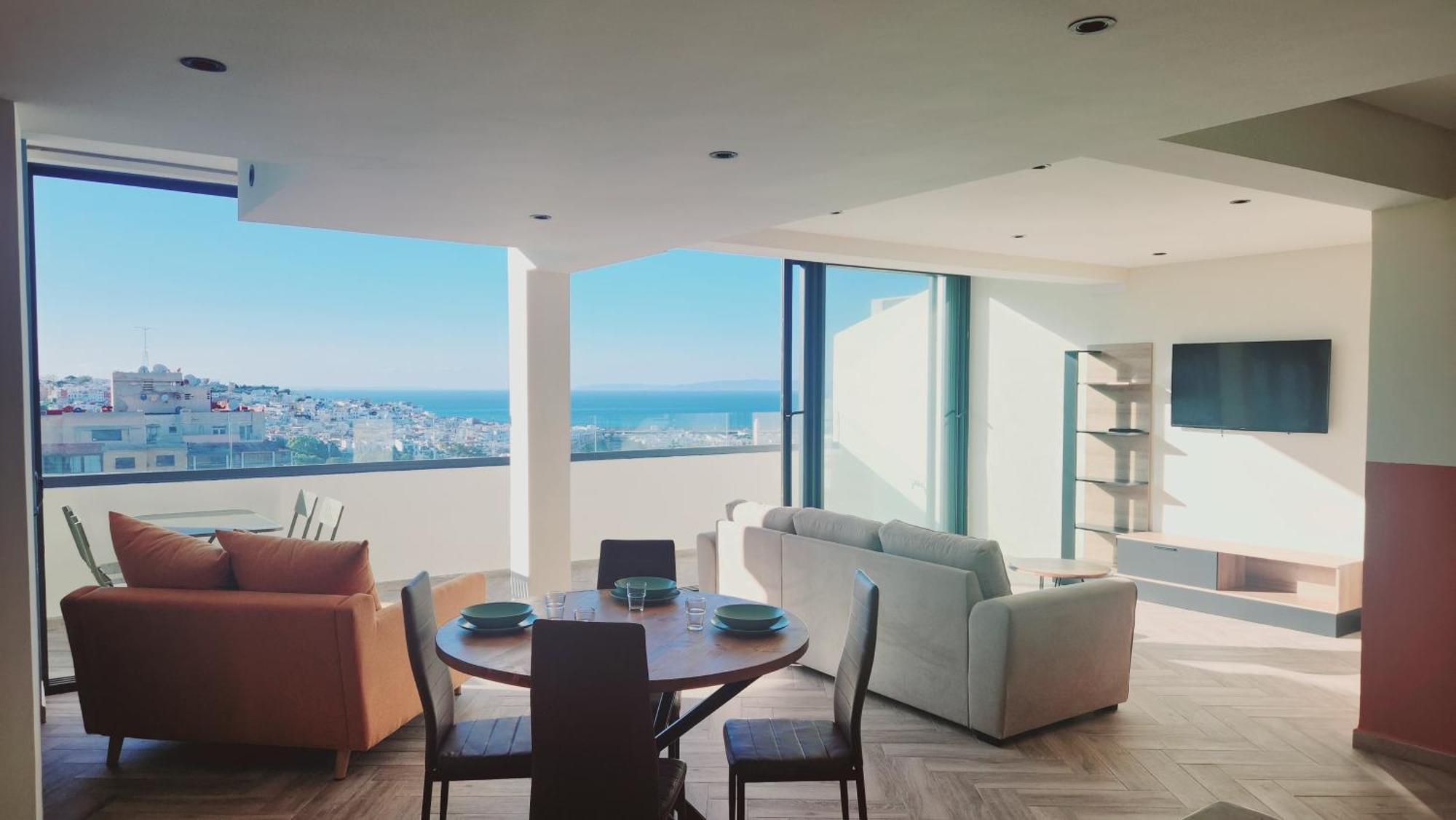 Appartement Vue Sur Mer Tánger Exterior foto