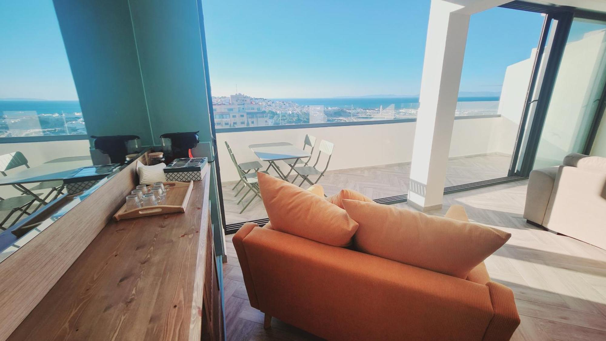 Appartement Vue Sur Mer Tánger Exterior foto