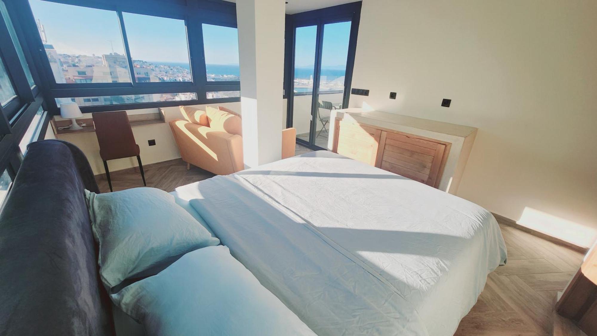 Appartement Vue Sur Mer Tánger Exterior foto