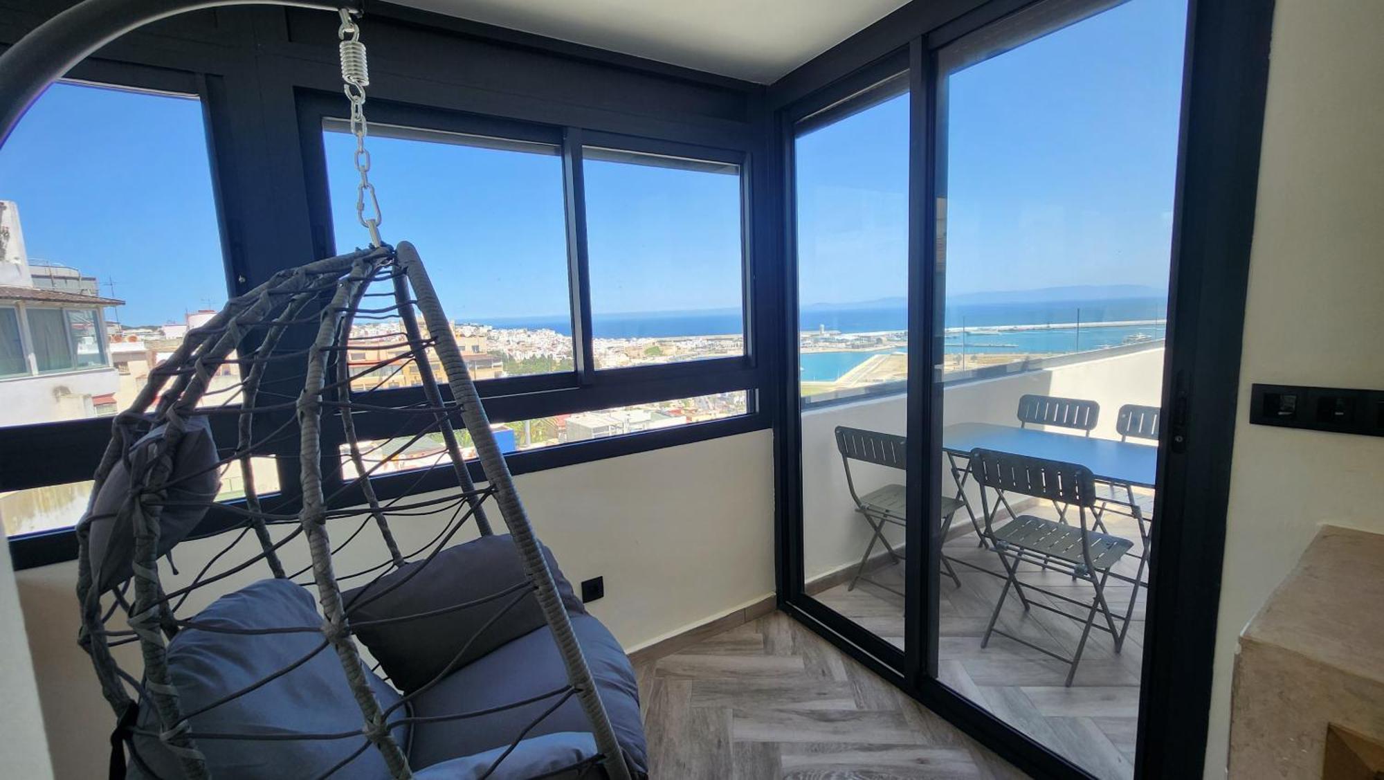Appartement Vue Sur Mer Tánger Exterior foto